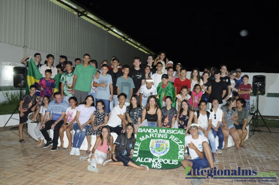 Chegada da Banda Musical Iulle Martins Rezende