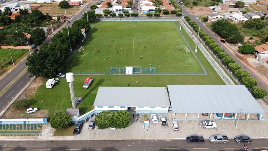 Abertura do 9º Campeonato Municipal de Futebol Society.