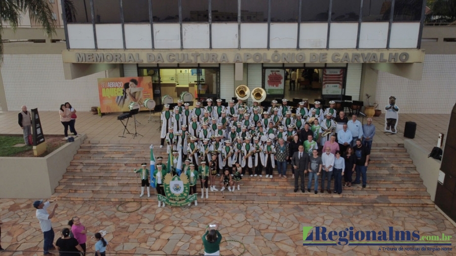 Banda de Alcinópolis apresenta em Campo Grande.