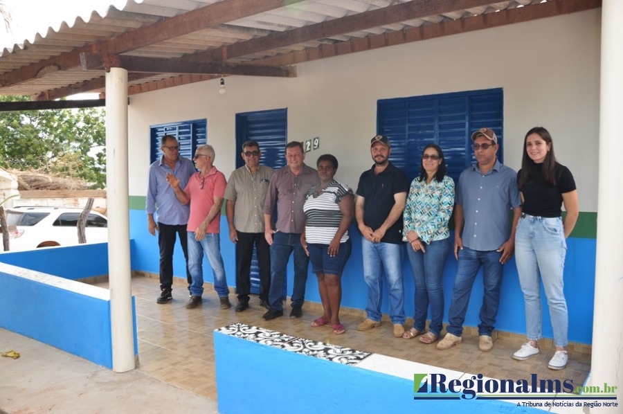 Entrega da casa do programa municipal de reforma e ampliação “Ampliando Sonhos&r