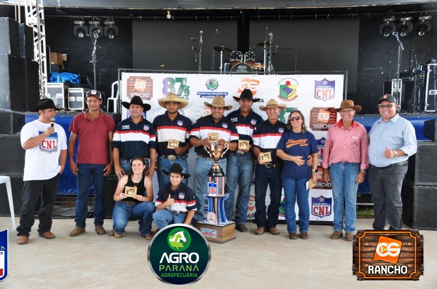 Entrega das premiações da 5ª etapa da CNL 'Circuito Norte de Laço Com