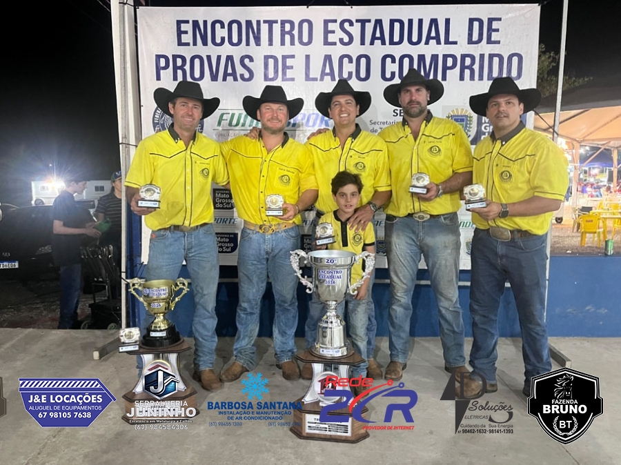 Entrega de premiação do 20º Encontro Estadual de Laço Comprido de Figueir&