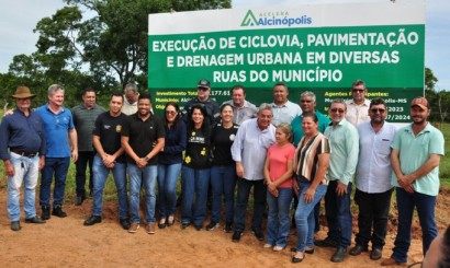 Prefeitura de Alcinópolis lança obras com mais de 2,8 milhões em recursos próprios.